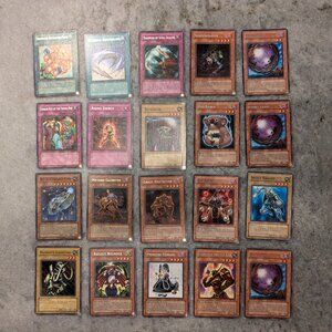 Lot of 20 Assorted YuGiOh Cards - Pokemon and Dungeons & Dragons Fans